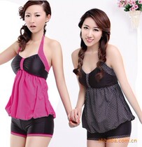 Korean version of one-piece black swimsuit slimming belly belly fashion womens sling swimsuit Swimwear swimsuit swimsuit swimsuit swimsuit swimsuit