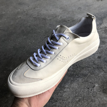 Spring new leather White shoes men Korean thick-soled casual board shoes trend white sports breathable Mens shoes
