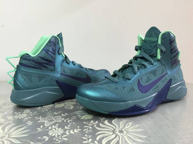 nike nike zoom hyperfuse 实战系列 黑北卡/薄荷绿 439裸 41-45