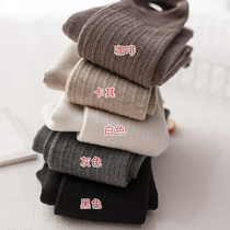 Fat girls plus fat plus warm pants Medium and large childrens cotton pants plus velvet thickened childrens fat childrens leggings velvet pants Autumn and winter