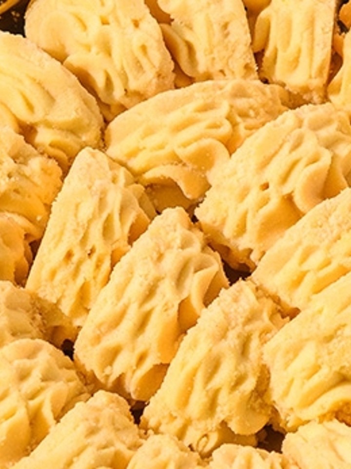 珍妮星座牛油小花曲奇小熊饼干