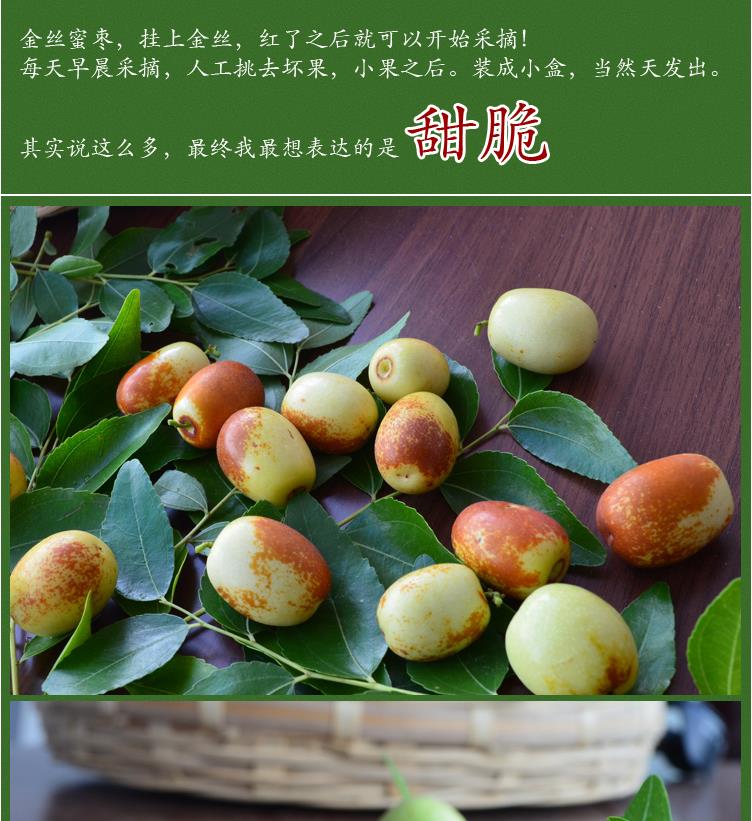 果园直发云南特产水果蒙自金丝蜜枣新鲜冰糖枣红冬枣青枣4斤包邮_7折