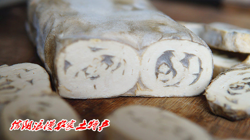 煎好发货信阳特产长毛臭豆腐卷豆制品毛豆腐霉千张霉豆腐臭千张卷