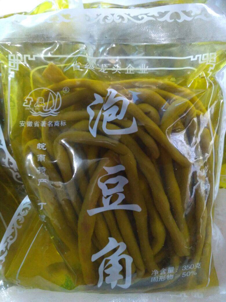 包邮安徽特产丁渡咸豆角酸豇豆开胃小菜腌豇豆 酸豆角350g*6包装