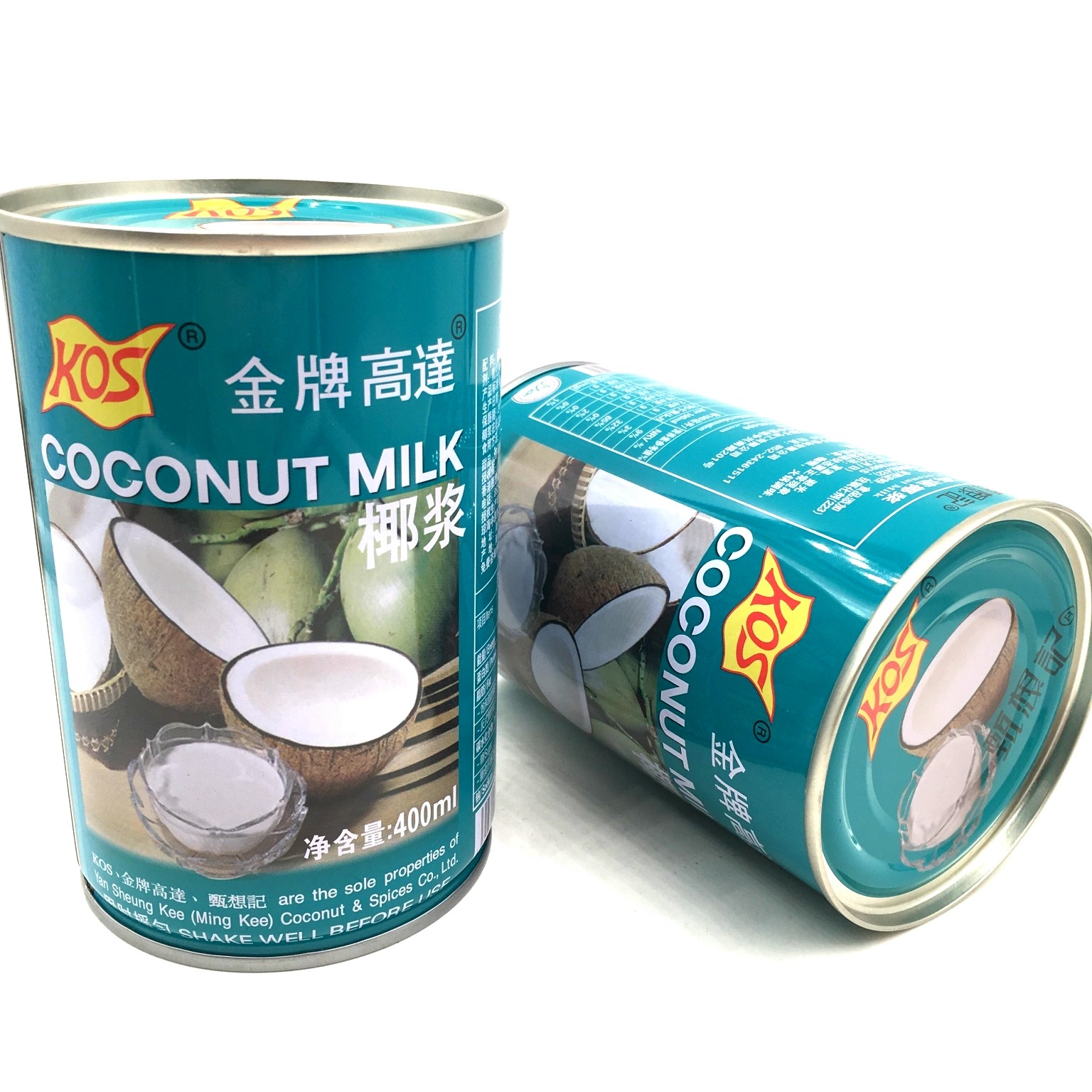 国产甄想记kos金牌高达椰浆400ml 椰汁西米露甜点烘焙原料5罐包邮