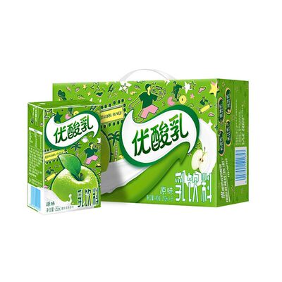 伊利优酸乳原味250ml*24盒整箱含乳饮料酸奶牛奶饮品