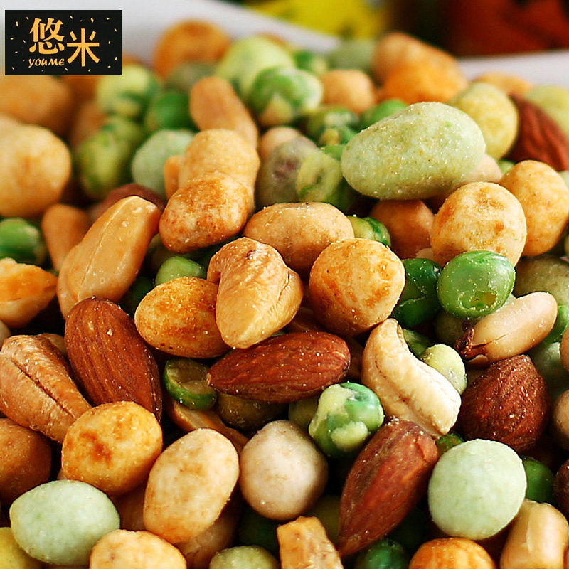 【天猫超市】悠米什锦豆300g 干豆坚果果仁零食节日休闲零食