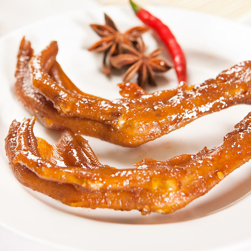 【天猫超市】绝味鸭肉 招牌麻辣鸭爪掌200g/袋 湖南特产小吃零食