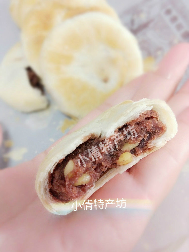 正宗嘉兴特产新塍荣荣小月饼中秋手工苏式酥皮椒盐五仁月饼满包邮