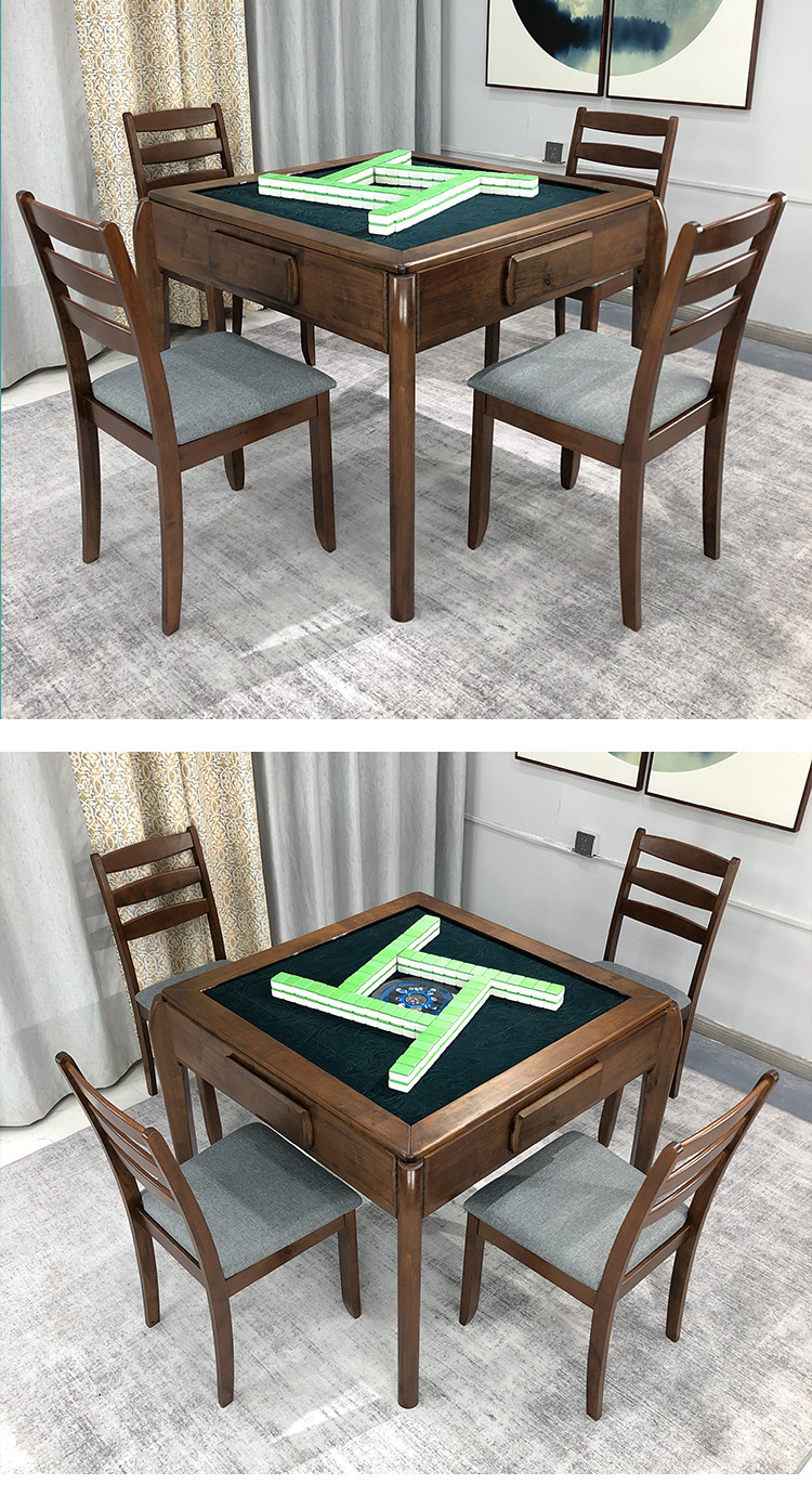 麻将机餐桌两用一体实木电动麻将桌全自动家用静音棋牌机麻新中式