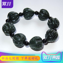Special offer 120 yuan original brand wearing grade Qinghai Mountain material Jade and Hemei walnut luxury bracelet promotion A