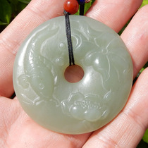 Dialect and Tian jade Special RMB160 Collection Class Qinghai material Qingbai Yushan is expected to be more than a pendant pendant h