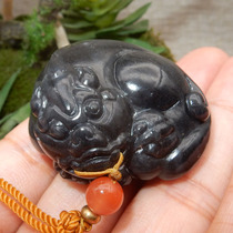 Dialect for the text-to-speech features is available Hetian jade hot sale 3280 yuan wu chu ying masterpieces dark such as ink Jade brave pendant 60F