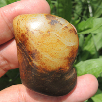 Dialect and Tian Yuzhen stores treasure rare name playful Pine gold bag silver picture jade Tiutian original stone seed material playing with material F