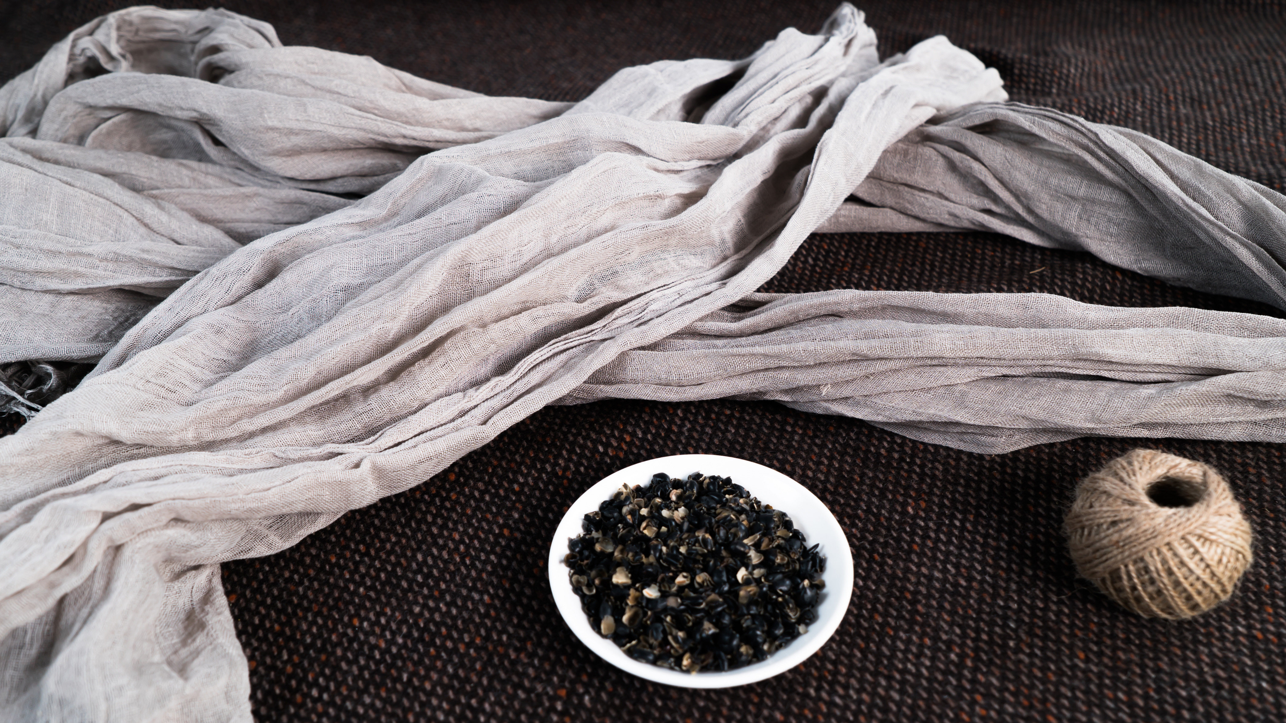 黑豆衣传统草木染植物染diy材料天然植物染料绿色环保毕业设计