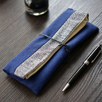 Jiangnan Hand weaver handmade cotton hemp cloth pen bag collecting bag tea then containing tea road accessories fragrant road