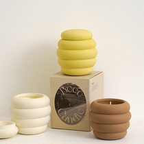 URFF DECO honey pot scented candle ornaments natural soy wax plant essential oil bedroom soothe the nerves and sleep