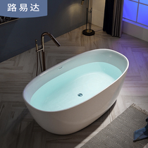 Luida 1 8 meters double couple bathtub Acrylic household adult freestanding large bathtub bathroom bath