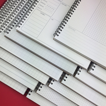 Thickened 5mm grid book UI design dot book 2mm grid book a4 hand book NOTEPAD checkered book
