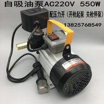 High power and large flow self-priming diesel pump oil pump electric pump AC220V DC12V 24V car oil pump