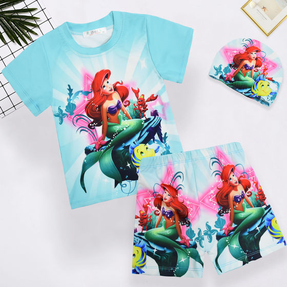 Children's split swimsuit set cartoon mermaid summer new style girls short-sleeved shorts beach swimsuit
Children's split swimsuit set cartoon mermaid summer new style girls short-sleeved shorts beach swimsuit