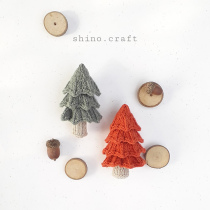 Christmas tree doll Chinese weaving graphic text description drawing