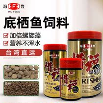 Taiwan Haifeng Xifu benthic fish feed fish food alien fish fish squid beard sail sinking bottom