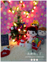 Super luxury Christmas tree scene package BJD6 points small cloth EXO doll fried hair GOT7bts baby with