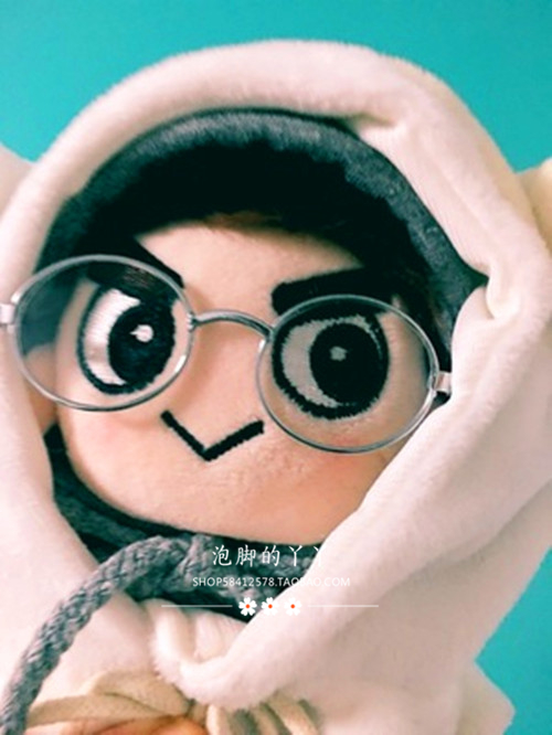 (Spot) Phnom Penh silver side glasses suitable for slim face 15CM doll GOT7 fried with wow