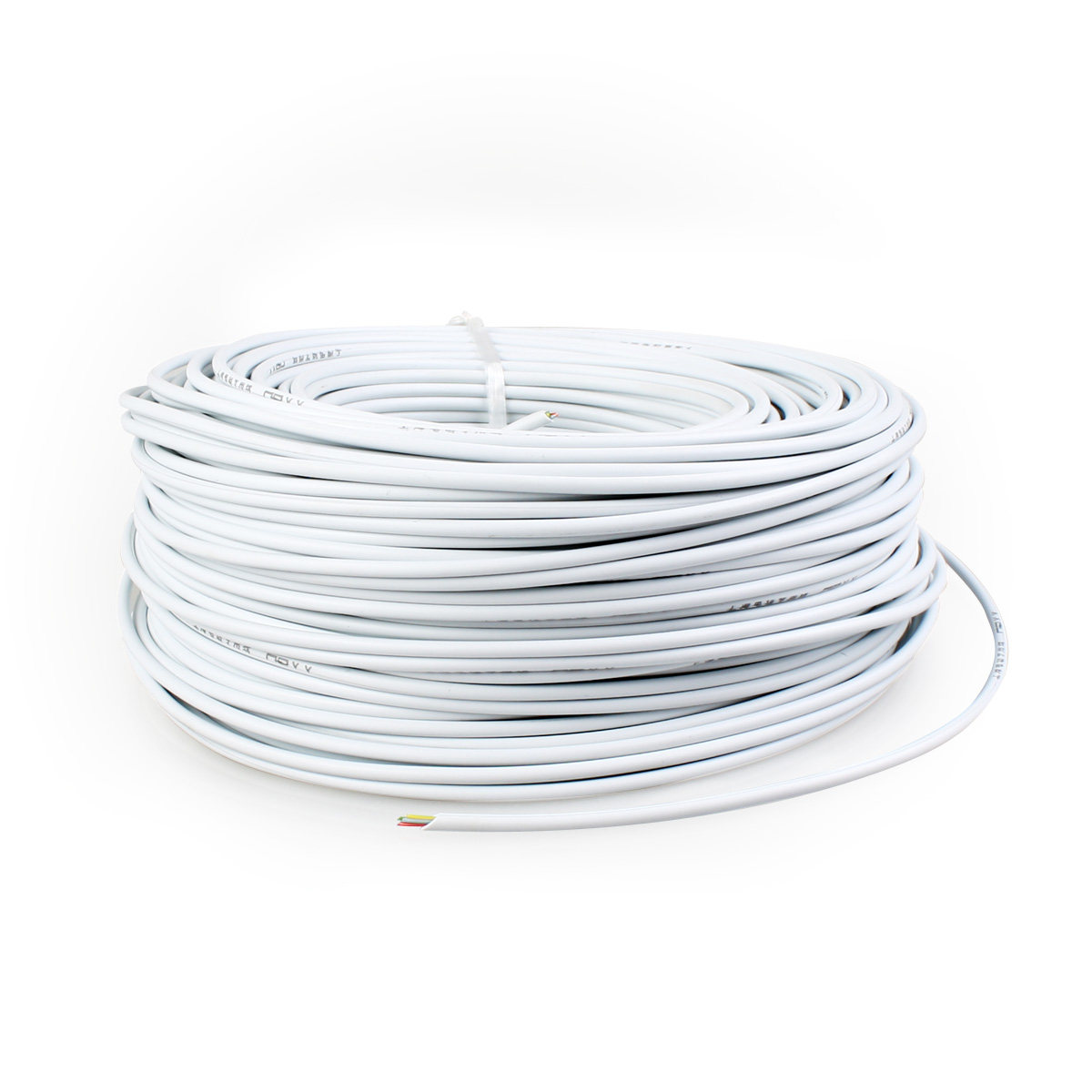 rj11 电话机终端 电话线 室内装修线 2芯硬线 一捆 20水晶头 包邮