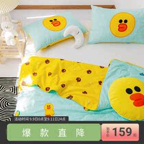 Brownbear new cotton air conditioning is summer thin quilt cartoon summer cool quilt can be washed summer quilt joy Sally