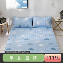 More love mattress cushion protective pad thin mattress thin student dormitory non-slip mat cloud marshmallow Y
