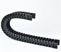 High speed silent drag chain PA66 dust-free nylon drag chain cable protection wire groove 25 series