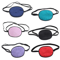 Real Silk Monocular Eye Mask Children Adult Myopia Astigmatism Weak Vision Training Cover Multicolored