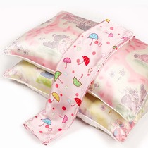 Children Cartoon Real Silk Pillowcase 100 Mulberry Silk Single Pillow With Children Silk Pillow Headgear Special Price