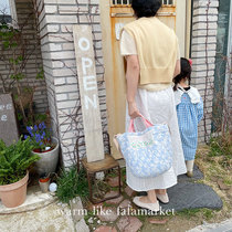 Owners retained fafamarket Korean spring new floral Hipster embroidered handbag satchel bag