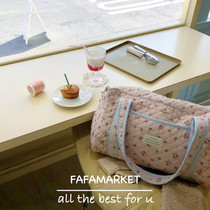 Yan value burst high ins Wind floral mommy bag ~ fafamarket Korean homemade travel bag waiting for delivery bag