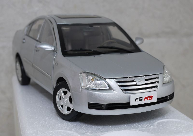 库存全新 奇瑞a5汽车模型 1:18 瑕疵品 50/台