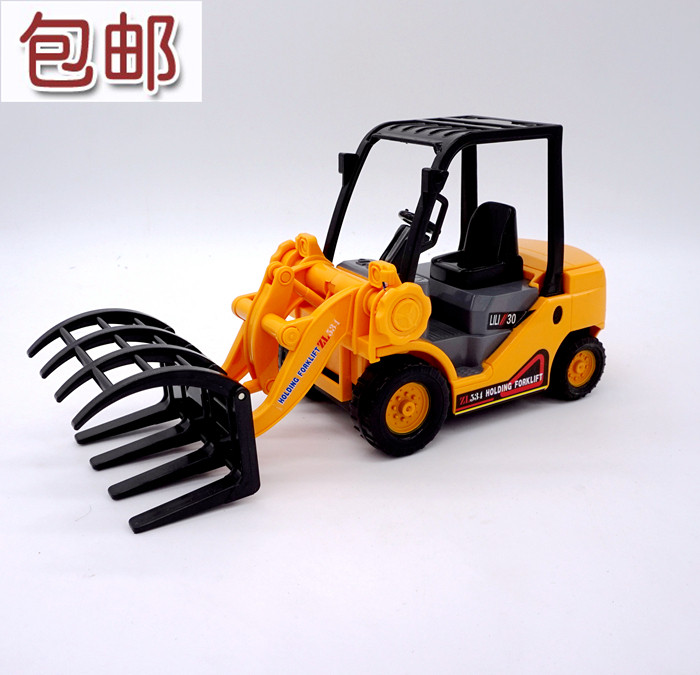 正品力利抓木车夹铲车惯性/滑行工程车儿童玩具车小号32534