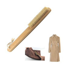 Plain wood color wooden pig Mane bed brush coat brush dust removal brush brush wooden brush soft brush cleaning carpet