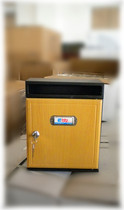 Waterproof and rustproof household wooden door mailbox suggestion box Creative newspaper box factory direct sales