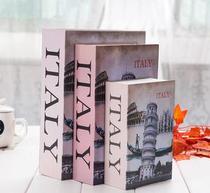 Color book book password safe Piggy bank Creative gadgets Metal storage iron box Christmas gift