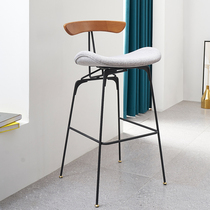 Nordic Designer Ants Bar Chair Industrial Wind Retro Creative Iron Art Light Extravagant Home Backrest High foot bar stool