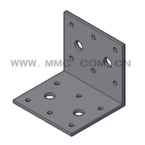 L-shaped angle iron angle code wooden house wooden villa structure hardware metal connector BW-3877 Gujie hardware MMC