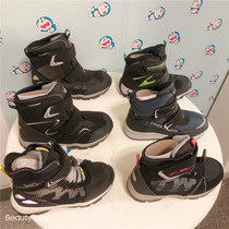 Foreign Trade Outlet Russian Boy Warm Short Boots Anti Slip Winter Magic Sticker Snow Ground Boots True Wool Waterproof Slip