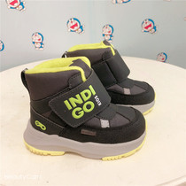 Foreign Trade Children Russian Children Boy Snowy Boots Cotton Boots Genuine Wool Full Waterproof Non-slip Warm Short Boots Cotton Boots