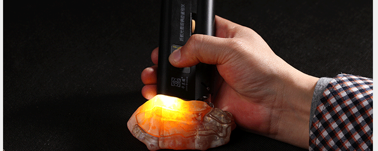 卡兰德eda100倍拍照显微镜放大镜带灯手电瓷器宝玉石翡翠鉴定工具_7折