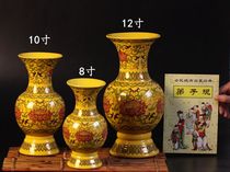 Clear stock color vase golden yellow red black 8 inch 10 inch 12 inch large size