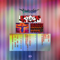 TLP COVER sticker EVANGELION NEON GENESIS EVANGELION NERV LILITH Alarm Prompt Laser Waterproof sticker