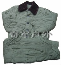 New stock old goods with wool collar cotton suit set Alpine cotton suit